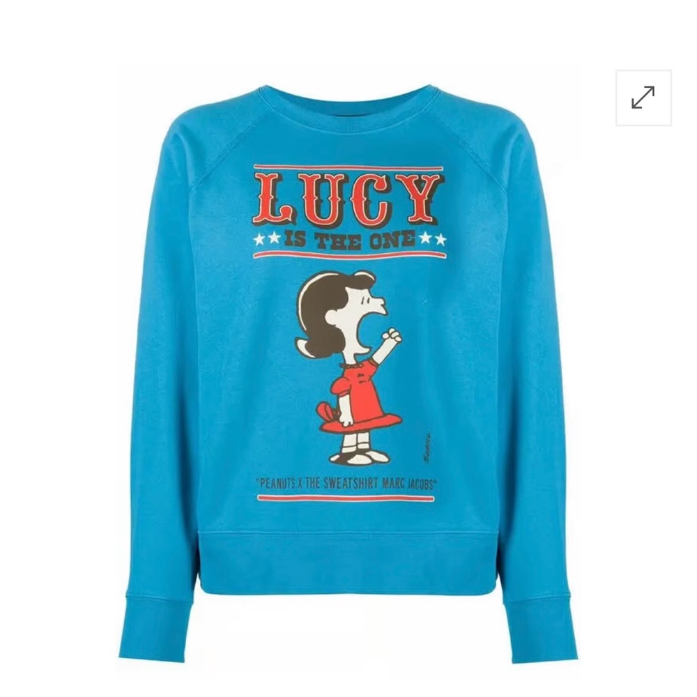 Marc Jacobs Blue Lucy Peanuts Sweatshirt